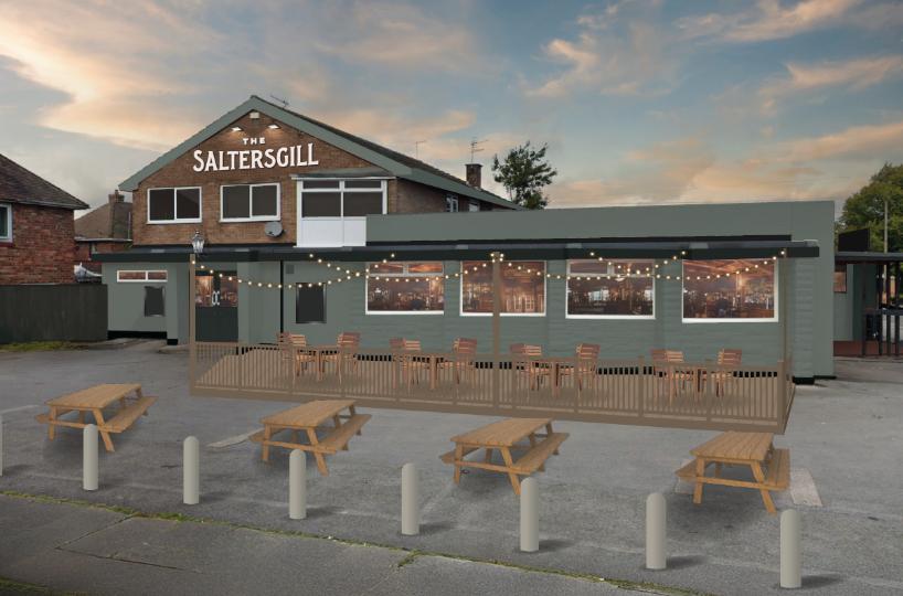 Outside frontage mock up of the Saltersgill in Middlesborough